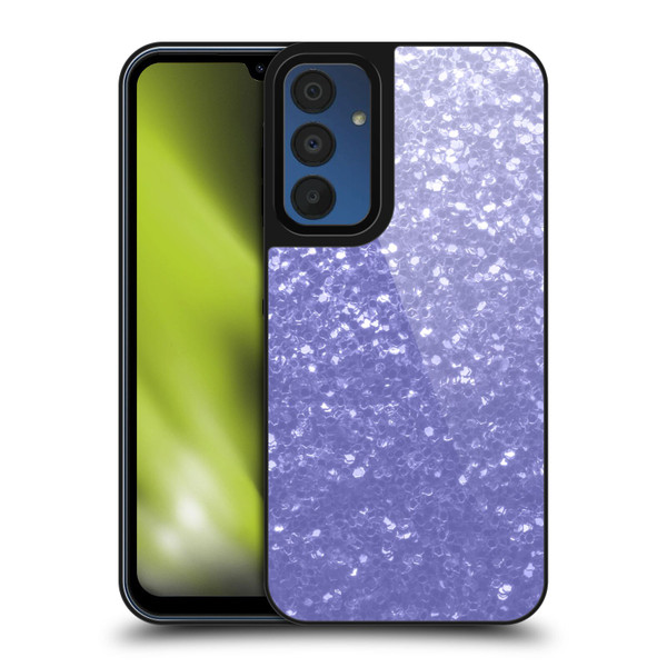 PLdesign Sparkle Prints Lavender Gel Armour Case For Samsung Galaxy A15