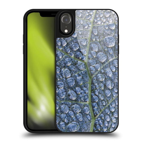 PLdesign Water Dew Texture Leaf Gel Armour Case For Apple iPhone XR