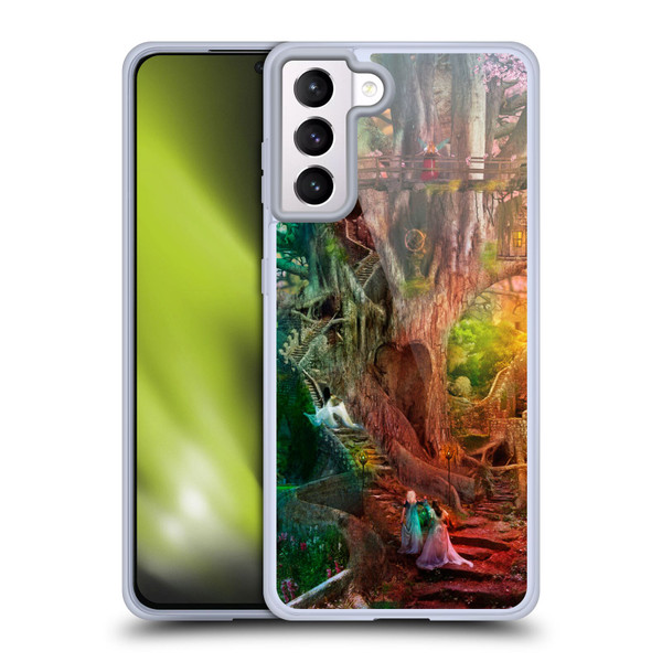 Aimee Stewart Fantasy Dream Tree Soft Gel Case for Samsung Galaxy S21+ 5G