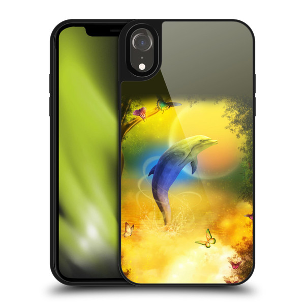 Simone Gatterwe Dolphins Colorful Dolphin Gel Armour Case For Apple iPhone XR