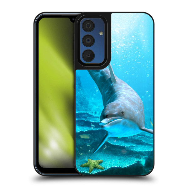 Simone Gatterwe Dolphins Seeking Starfish Gel Armour Case For Samsung Galaxy A15