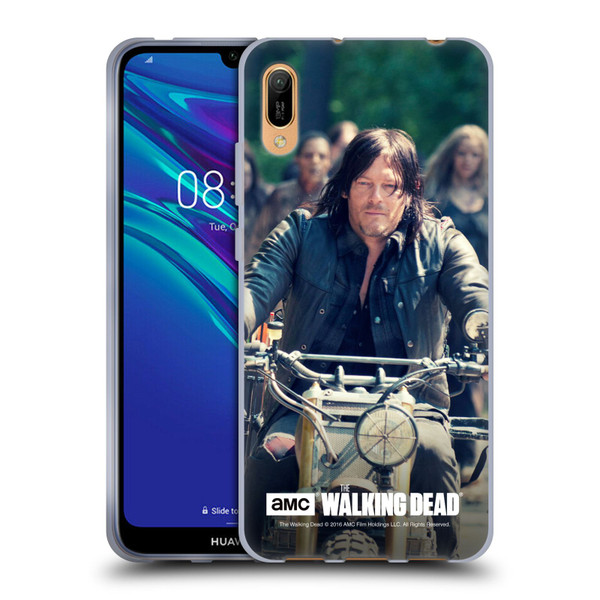 AMC The Walking Dead Daryl Dixon Bike Ride Soft Gel Case for Huawei Y6 Pro (2019)