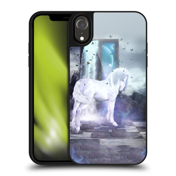 Simone Gatterwe Pegasus And Unicorns Silver Unicorn Gel Armour Case For Apple iPhone XR
