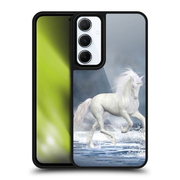 Simone Gatterwe Pegasus And Unicorns Playing Gel Armour Case For Samsung Galaxy A55 5G