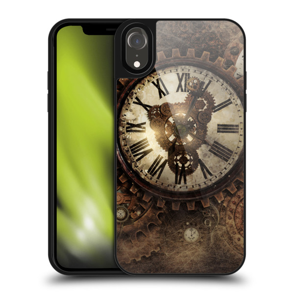 Simone Gatterwe Steampunk Vintage Clock Gel Armour Case For Apple iPhone XR