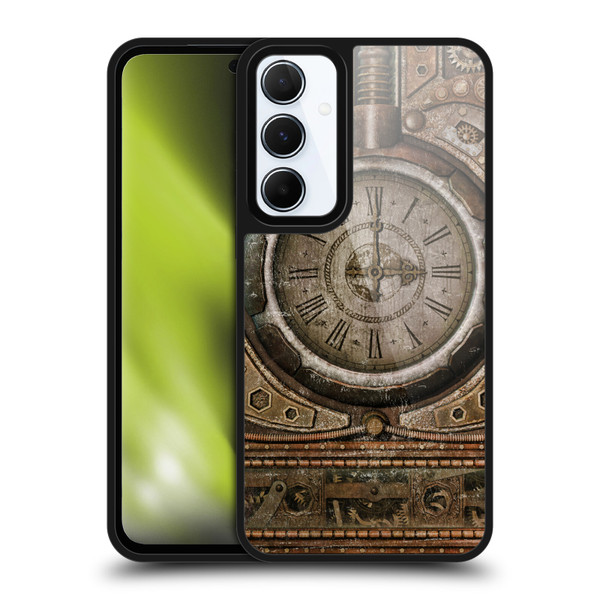 Simone Gatterwe Steampunk Grunge Clock Gel Armour Case For Samsung Galaxy A55 5G