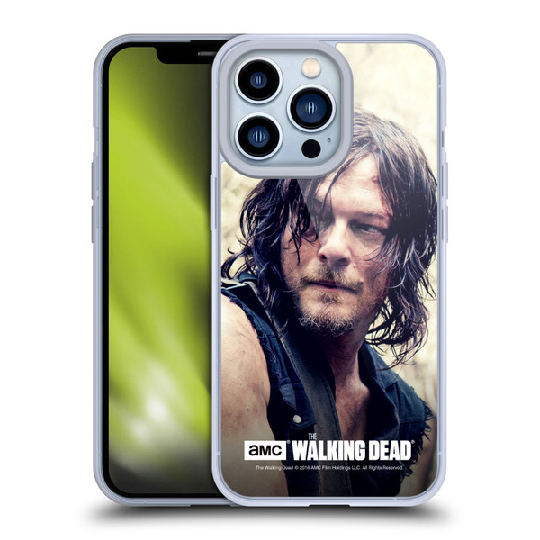 AMC The Walking Dead Daryl Dixon Half Body Soft Gel Case for Apple iPhone 13 Pro
