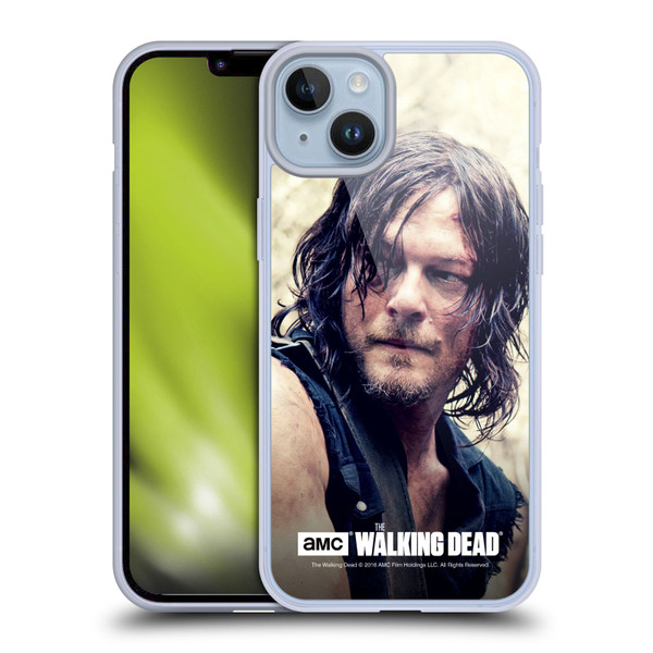 AMC The Walking Dead Daryl Dixon Half Body Soft Gel Case for Apple iPhone 14 Plus