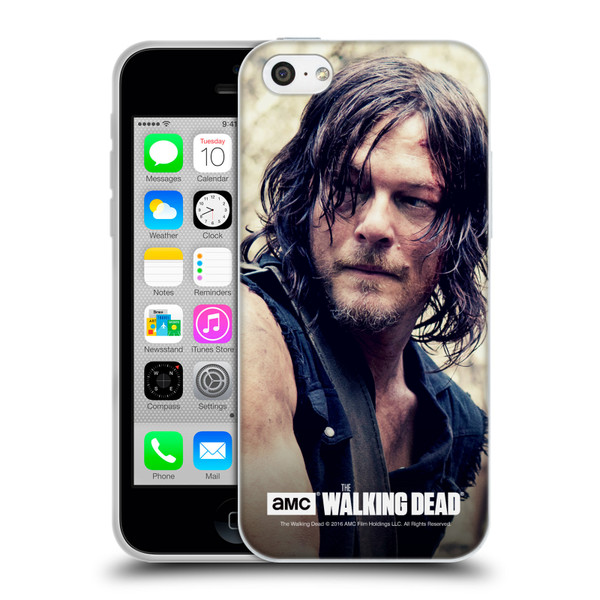 AMC The Walking Dead Daryl Dixon Half Body Soft Gel Case for Apple iPhone 5c