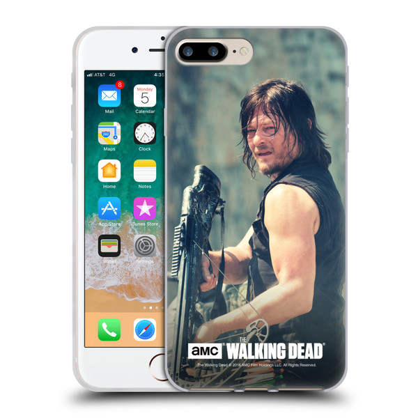 AMC The Walking Dead Daryl Dixon Archer Soft Gel Case for Apple iPhone 7 Plus / iPhone 8 Plus