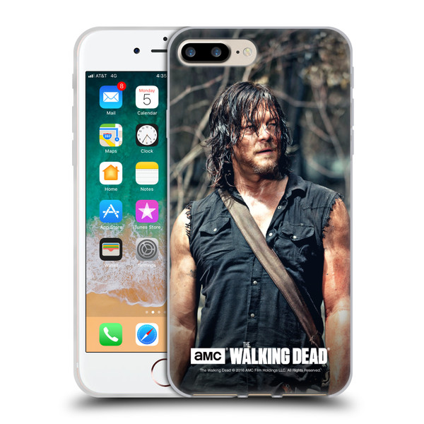 AMC The Walking Dead Daryl Dixon Look Soft Gel Case for Apple iPhone 7 Plus / iPhone 8 Plus