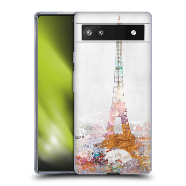 Aimee Stewart Landscapes Paris Color Splash Soft Gel Case for Google Pixel 6a
