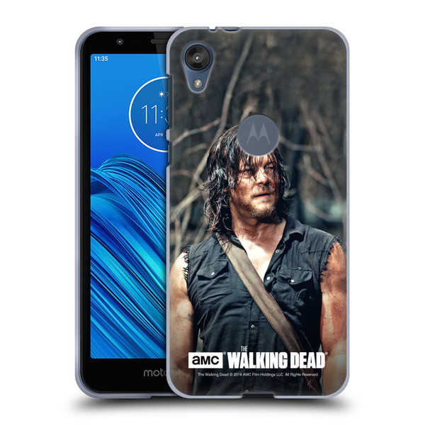 AMC The Walking Dead Daryl Dixon Look Soft Gel Case for Motorola Moto E6
