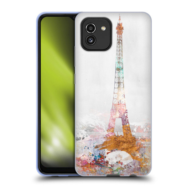 Aimee Stewart Landscapes Paris Color Splash Soft Gel Case for Samsung Galaxy A03 (2021)