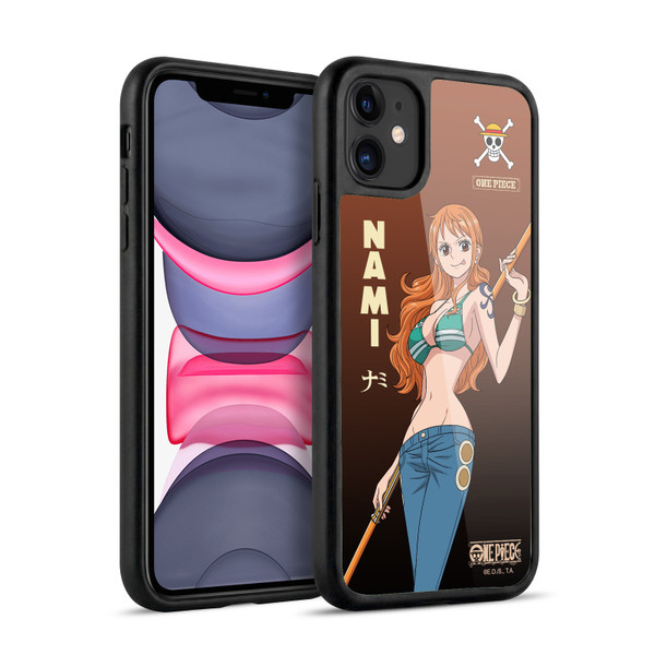 One Piece Graphic Art Nami Gel Armour Case For Apple iPhone 11