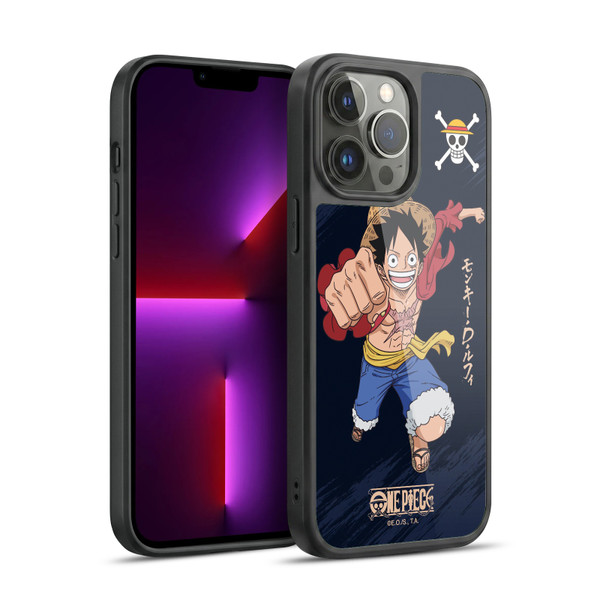 One Piece Graphic Art Luffy Gel Armour Case For Apple iPhone 13 Pro Max
