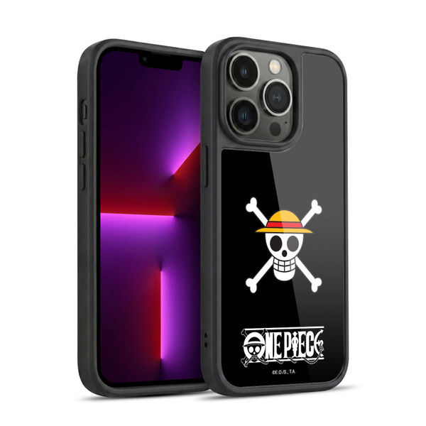 One Piece Graphic Art Classic Crew Logo Gel Armour Case For Apple iPhone 13 Pro