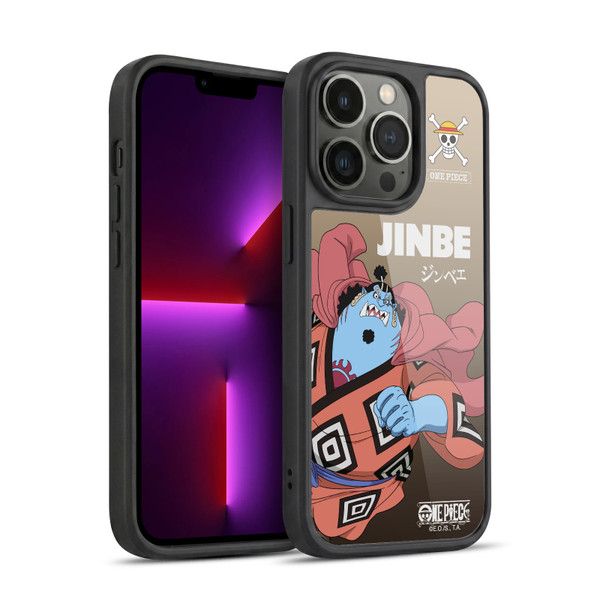 One Piece Graphic Art Jinbe Gel Armour Case For Apple iPhone 13 Pro