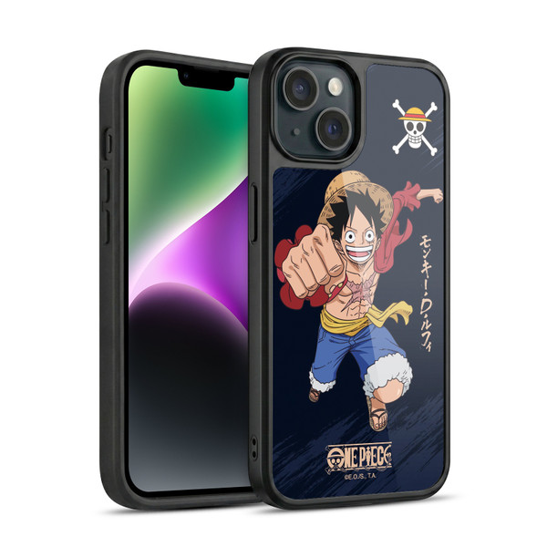 One Piece Graphic Art Luffy Gel Armour Case For Apple iPhone 14