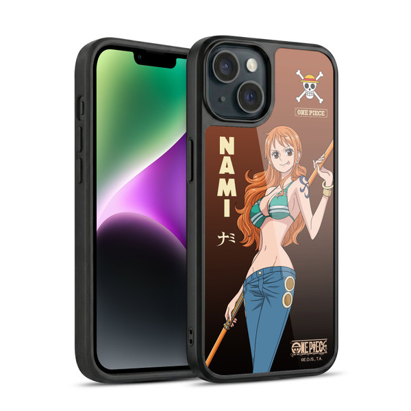 One Piece Graphic Art Nami Gel Armour Case For Apple iPhone 14