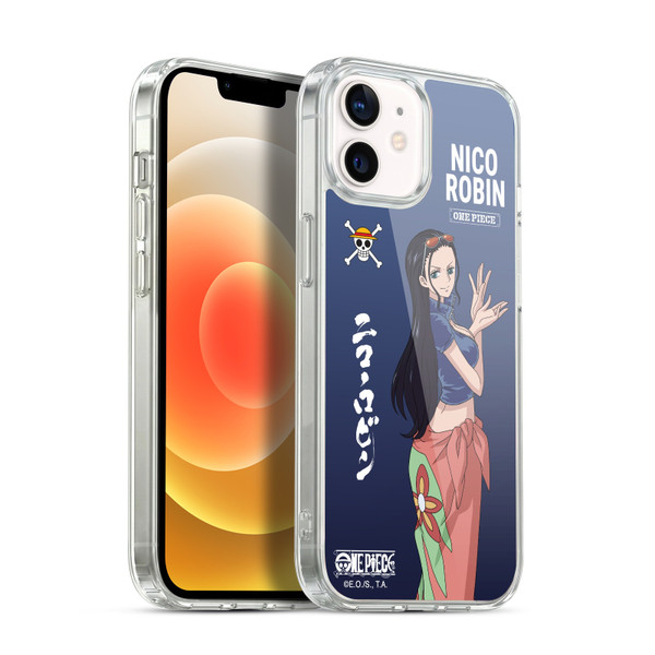 One Piece Graphic Art Nico Robin Soft Gel Case for Apple iPhone 12 / iPhone 12 Pro & MagSafe