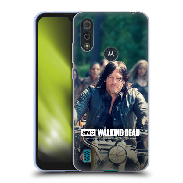 AMC The Walking Dead Daryl Dixon Bike Ride Soft Gel Case for Motorola Moto E6s (2020)