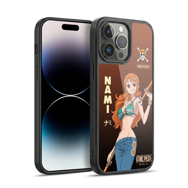 One Piece Graphic Art Nami Gel Armour Case For Apple iPhone 14 Pro Max