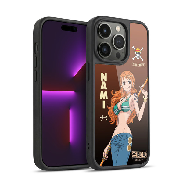 One Piece Graphic Art Nami Gel Armour Case For Apple iPhone 14 Pro
