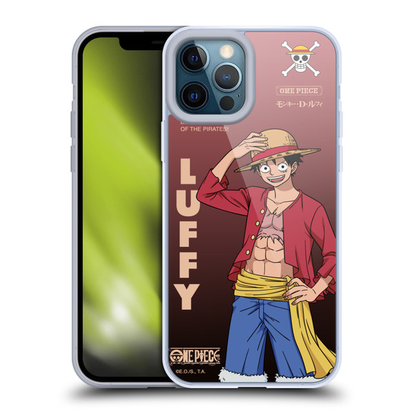 One Piece Graphic Art Monkey D. Luffy Soft Gel Case for Apple iPhone 12 Pro Max