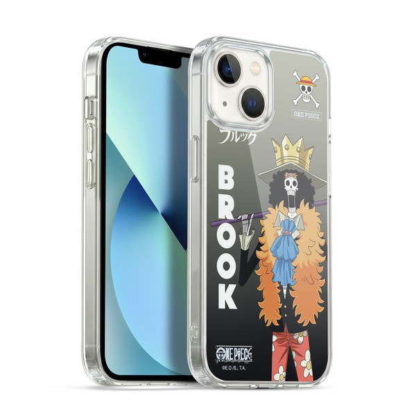 One Piece Graphic Art Brook Soft Gel Case for Apple iPhone 13