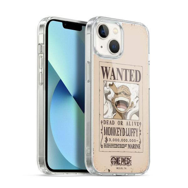 One Piece Graphic Art Luffy Gear 5 Poster Soft Gel Case for Apple iPhone 13