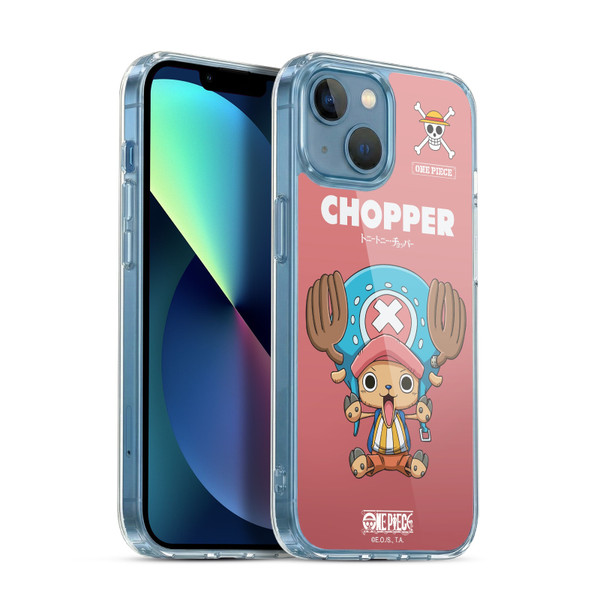 One Piece Graphic Art Chopper Soft Gel Case for Apple iPhone 13 Mini
