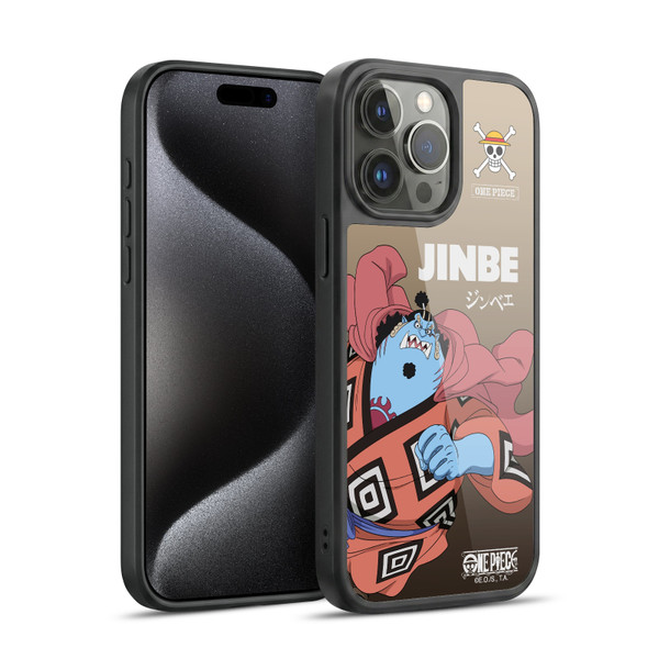 One Piece Graphic Art Jinbe Gel Armour Case For Apple iPhone 15 Pro Max