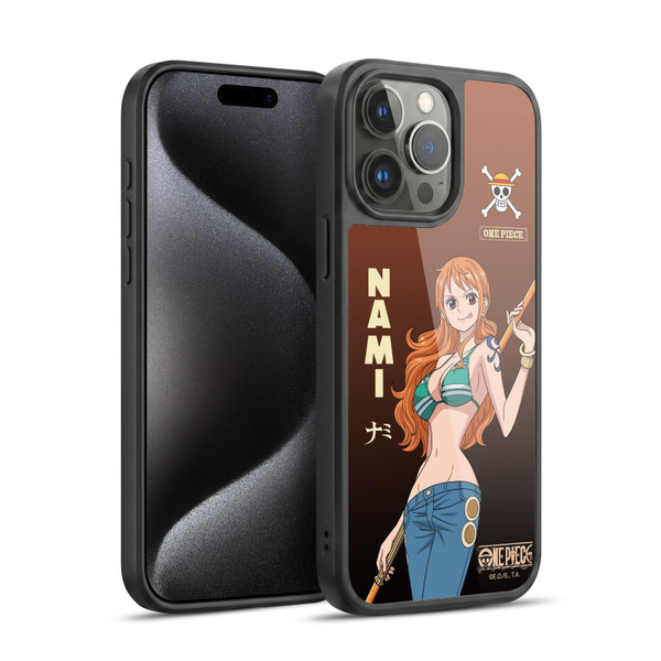 One Piece Graphic Art Nami Gel Armour Case For Apple iPhone 15 Pro Max