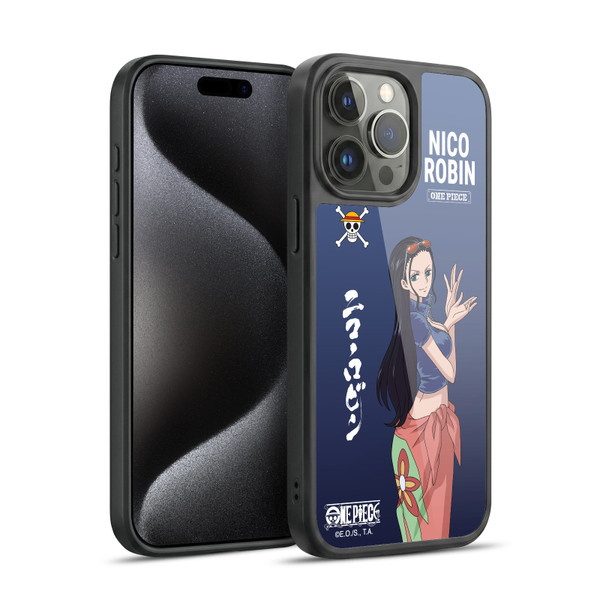 One Piece Graphic Art Nico Robin Gel Armour Case For Apple iPhone 15 Pro Max