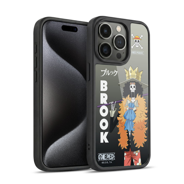 One Piece Graphic Art Brook Gel Armour Case For Apple iPhone 15 Pro