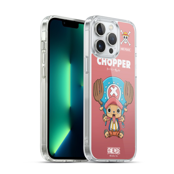One Piece Graphic Art Chopper Soft Gel Case for Apple iPhone 13 Pro Max