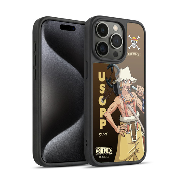 One Piece Graphic Art Usopp Gel Armour Case For Apple iPhone 15 Pro
