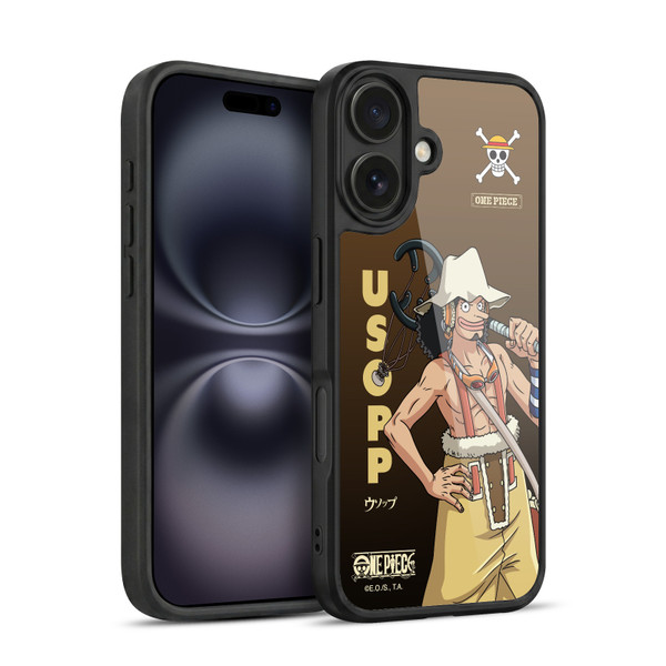 One Piece Graphic Art Usopp Gel Armour Case For Apple iPhone 16