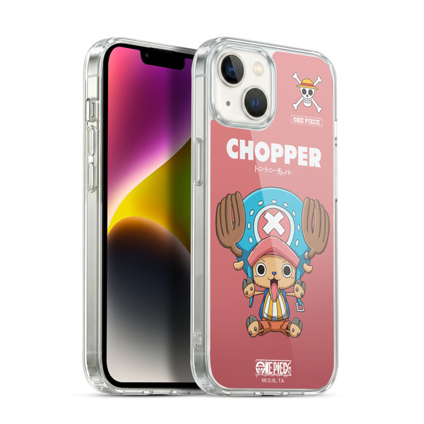 One Piece Graphic Art Chopper Soft Gel Case for Apple iPhone 14 Plus