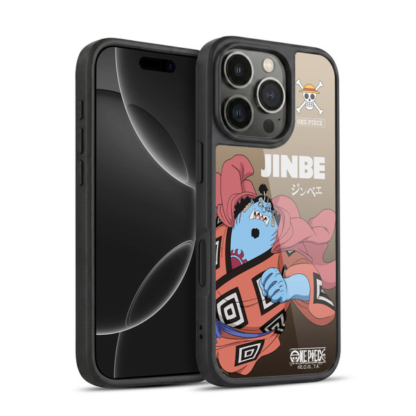 One Piece Graphic Art Jinbe Gel Armour Case For Apple iPhone 16 Pro