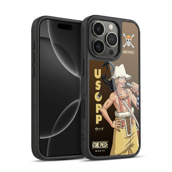 One Piece Graphic Art Usopp Gel Armour Case For Apple iPhone 16 Pro