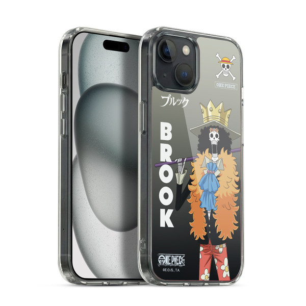 One Piece Graphic Art Brook Soft Gel Case for Apple iPhone 15 Plus