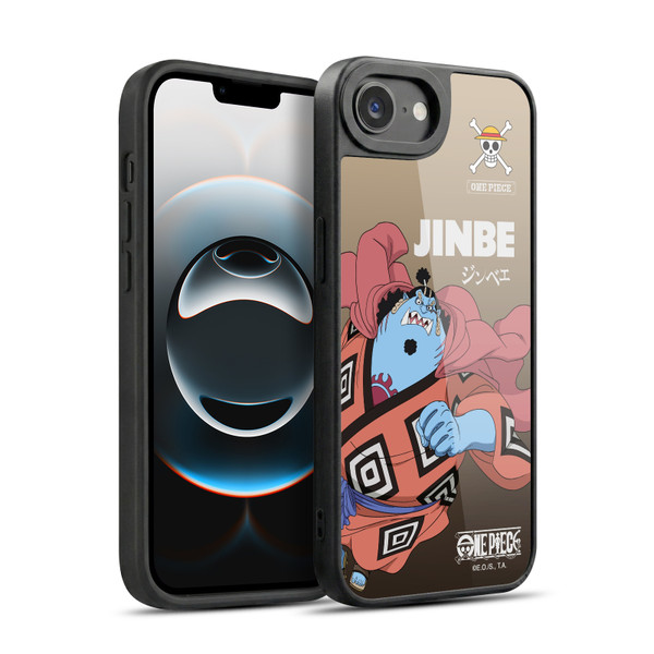 One Piece Graphic Art Jinbe Gel Armour Case For Apple iPhone 16e / Apple iPhone 17e