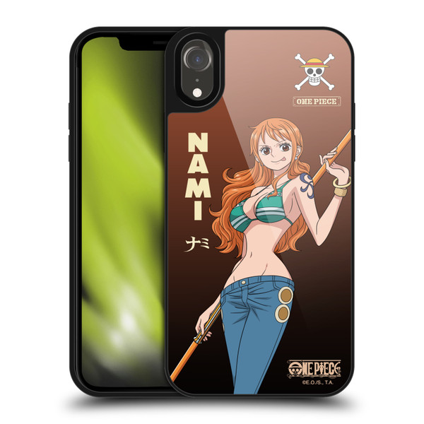 One Piece Graphic Art Nami Gel Armour Case For Apple iPhone XR