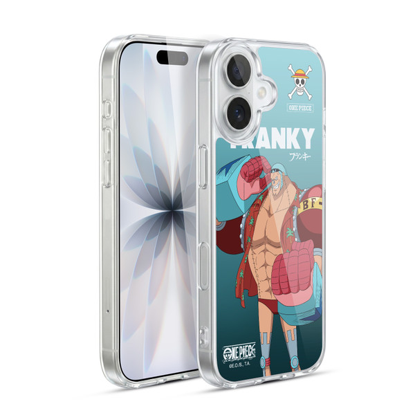 One Piece Graphic Art Franky Soft Gel Case for Apple iPhone 17