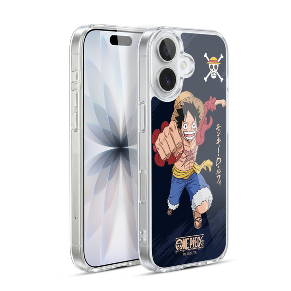 One Piece Graphic Art Luffy Soft Gel Case for Apple iPhone 17