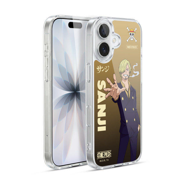 One Piece Graphic Art Sanji Soft Gel Case for Apple iPhone 17