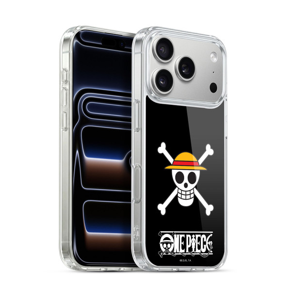 One Piece Graphic Art Classic Crew Logo Soft Gel Case for Apple iPhone 17 Pro