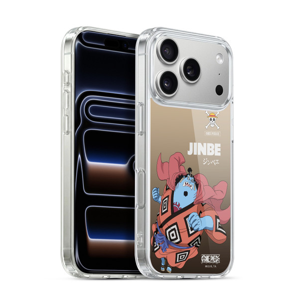 One Piece Graphic Art Jinbe Soft Gel Case for Apple iPhone 17 Pro